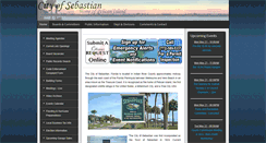 Desktop Screenshot of cityofsebastian.com