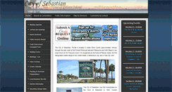 Desktop Screenshot of cityofsebastian.org
